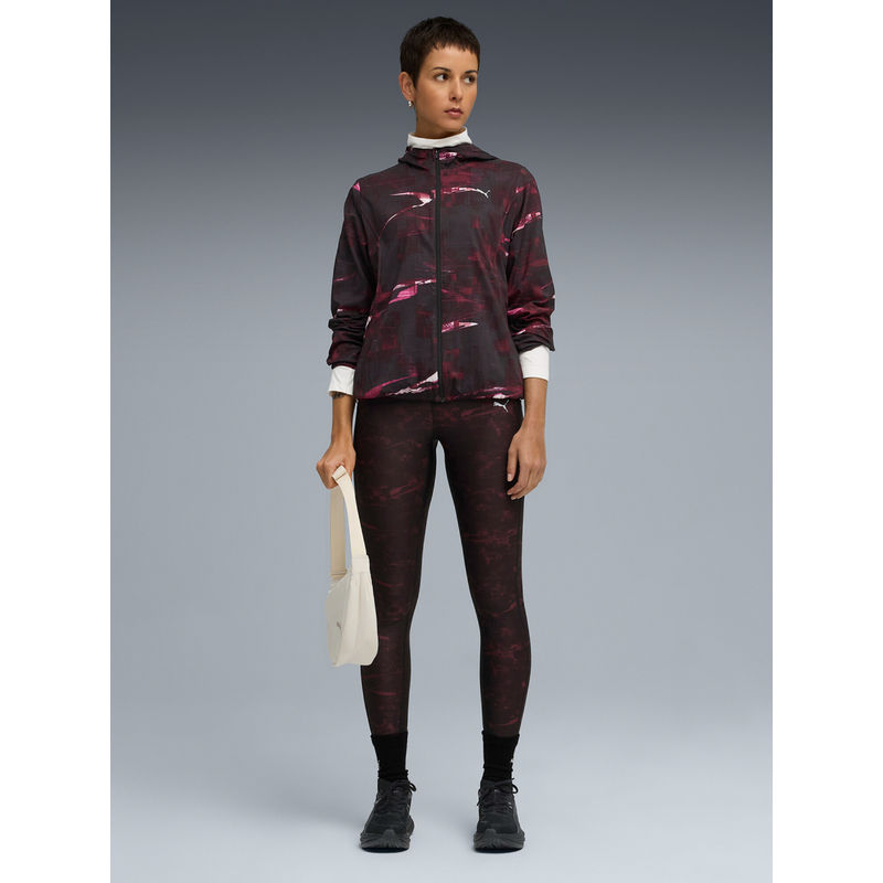 Puma Women Pink Run Velocity Aop Woven Jacket (XS)