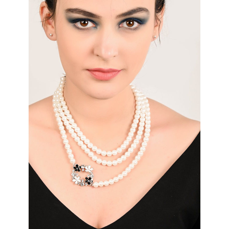 Odette Classy White Pearl Necklace Buy Odette Classy White Pearl