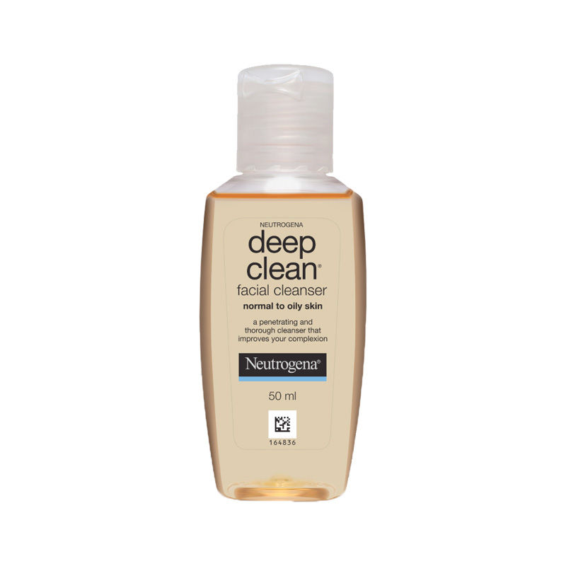 Neutrogena Deep Clean Facial Cleanser Face Wash for Normal to Oily Skin