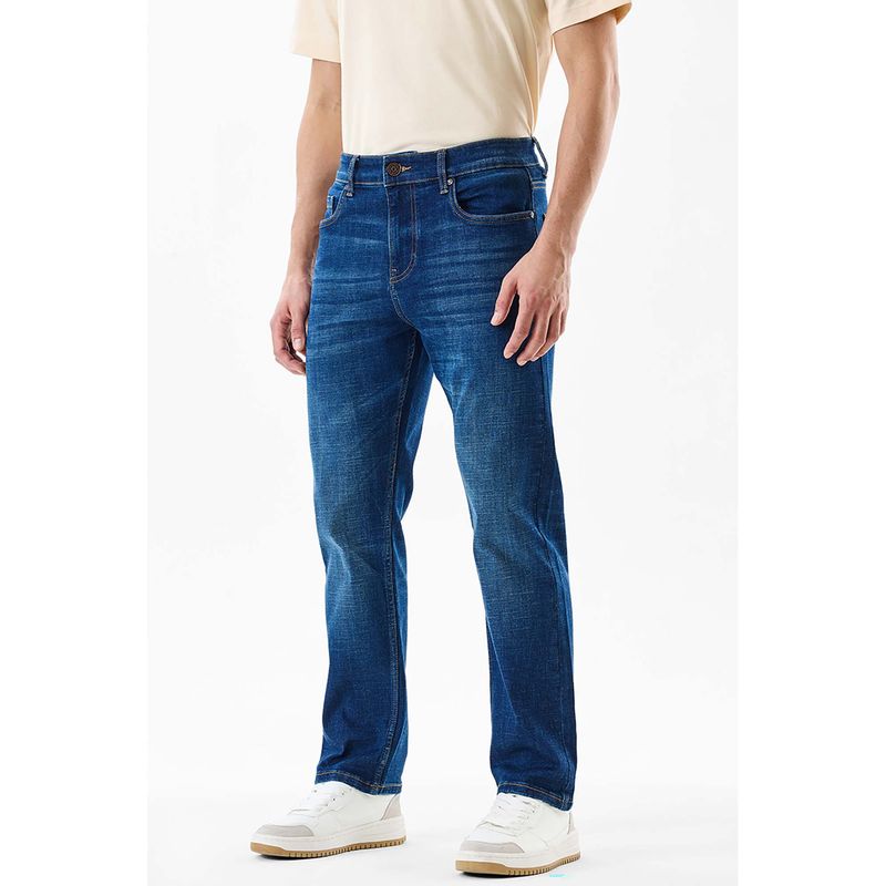Snitch Blue Comfortable Casual Jeans for Men (30)