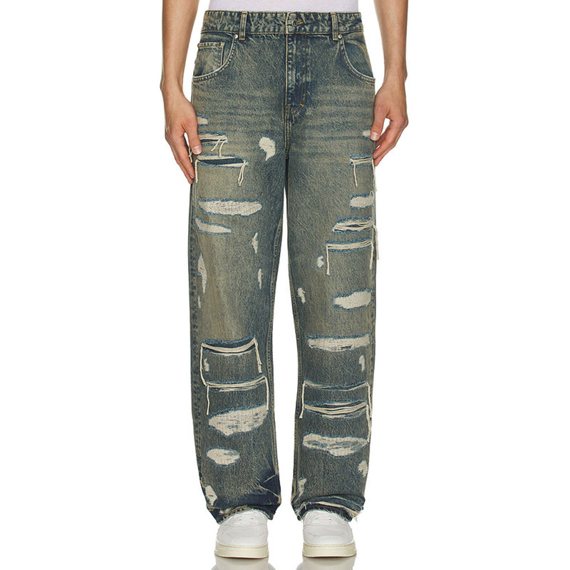 REPRESENT R3d Double Destroyer Baggy Jeans (34)