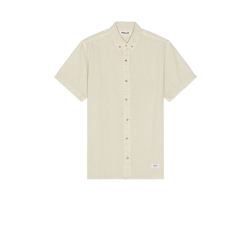 ROLLA'S Men At Work Short Sleeve Oxford Shirt (M)
