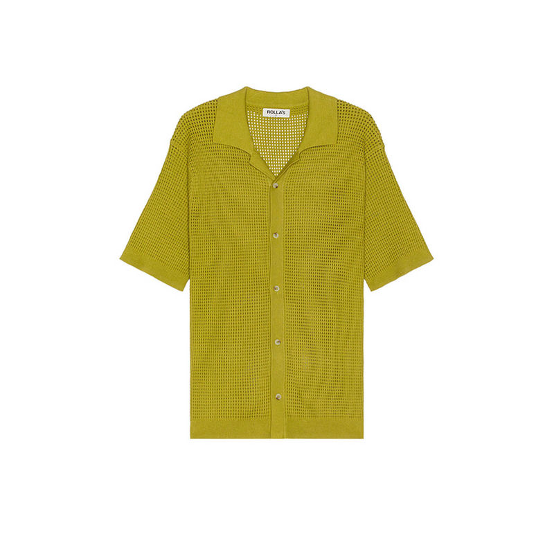 ROLLA'S Bowler Grid Knit Shirt (S)