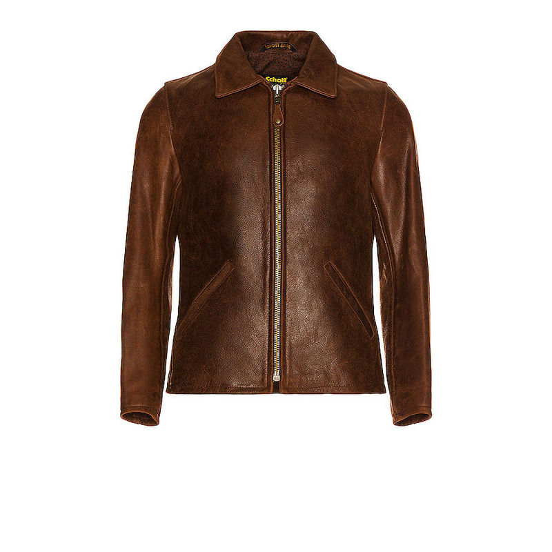 Schott Waxy Buffalo Leather Sunset Jacket (L)