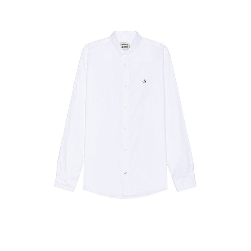 SCOTCH & SODA Organic Oxford Long Sleeve Shirt (M)