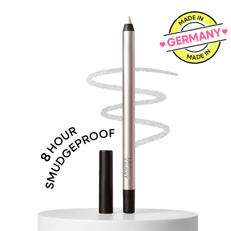Nykaa Glamoreyes Waterproof & Smudgeproof Shimmer Eye Pencil-Moon Child (Silver)
