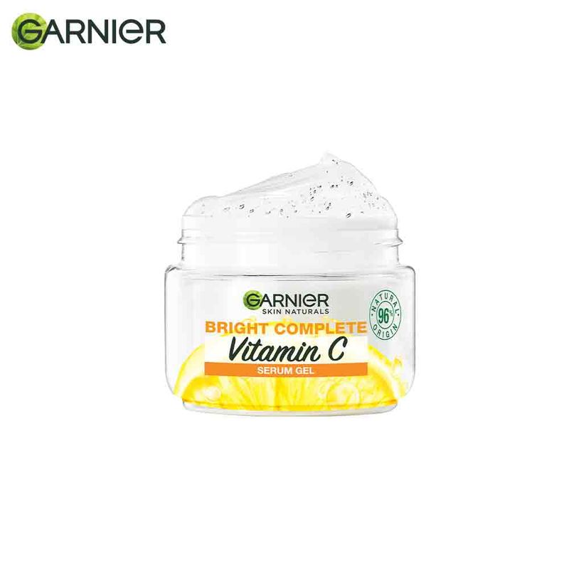 Garnier Bright Complete Vitamin C Serum Gel With Vitamin C Cream For Instant Brighter Skin