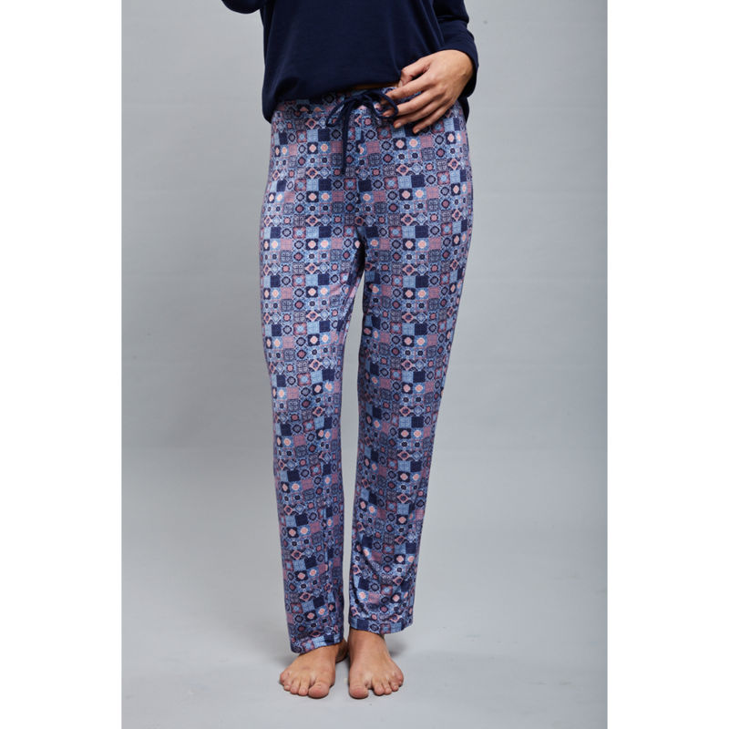 NeceSera Blue Classic Mosaic Pyjama (S)