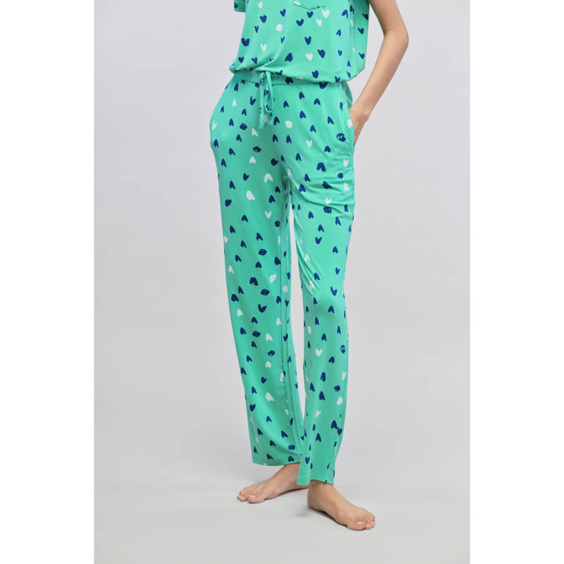 NeceSera Green Heartsy Pyjama (S)