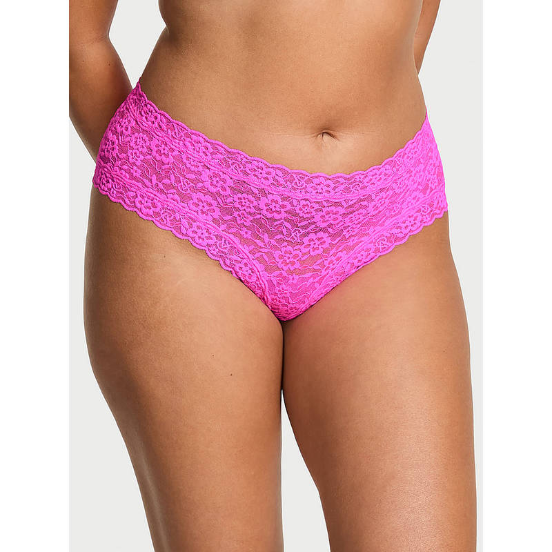 Victoria's Secret Pink Self Design Polyamide Regular Brief (XS)