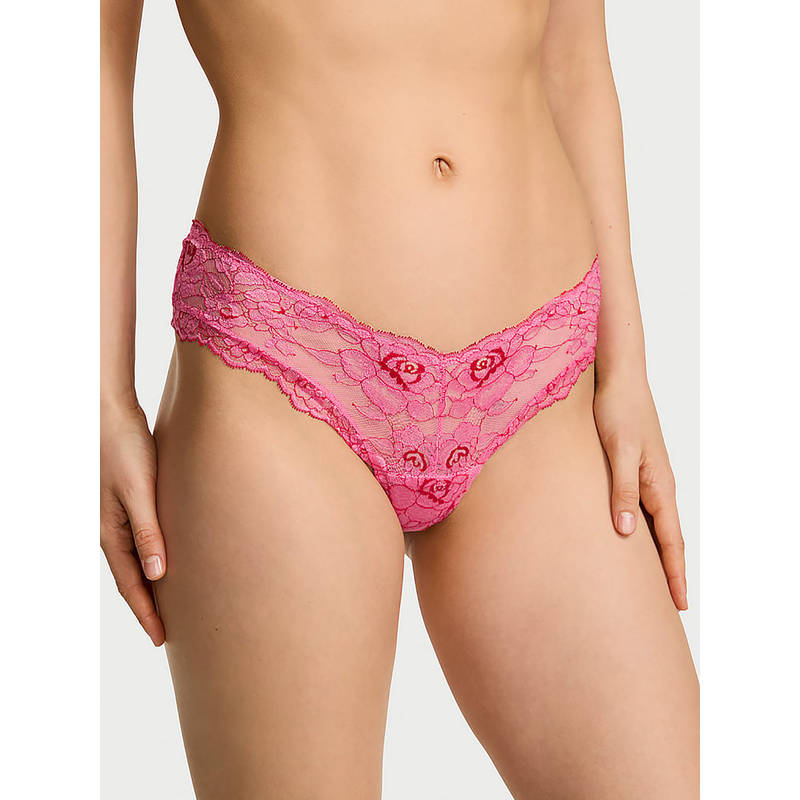 Victoria's Secret Pink Self Design Polyamide Regular Brief (XS)