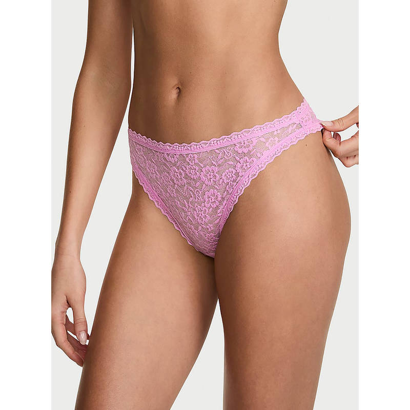 Victoria's Secret Purple Self Design Polyamide Regular Brief (XS)