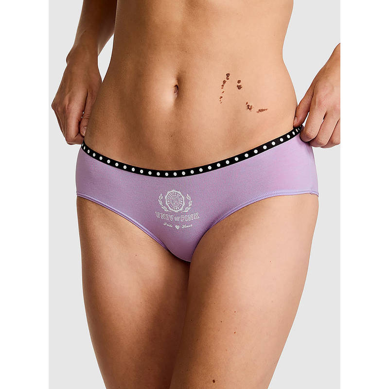 Victoria's Secret Purple Solid Cotton Blend Regular Brief (S)