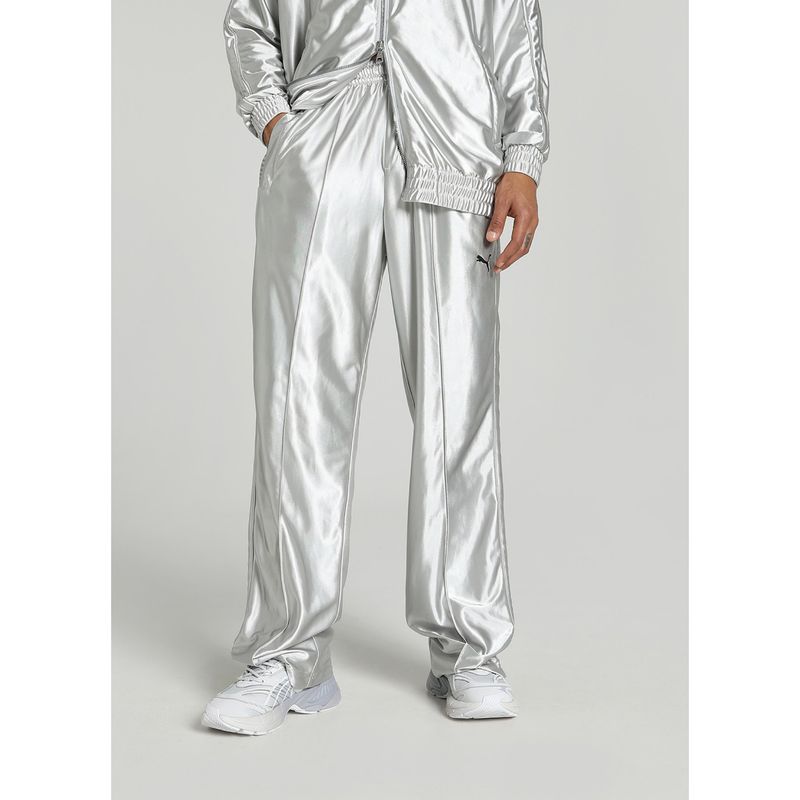 Puma T7 Metallic Unisex Grey Pant (XS)