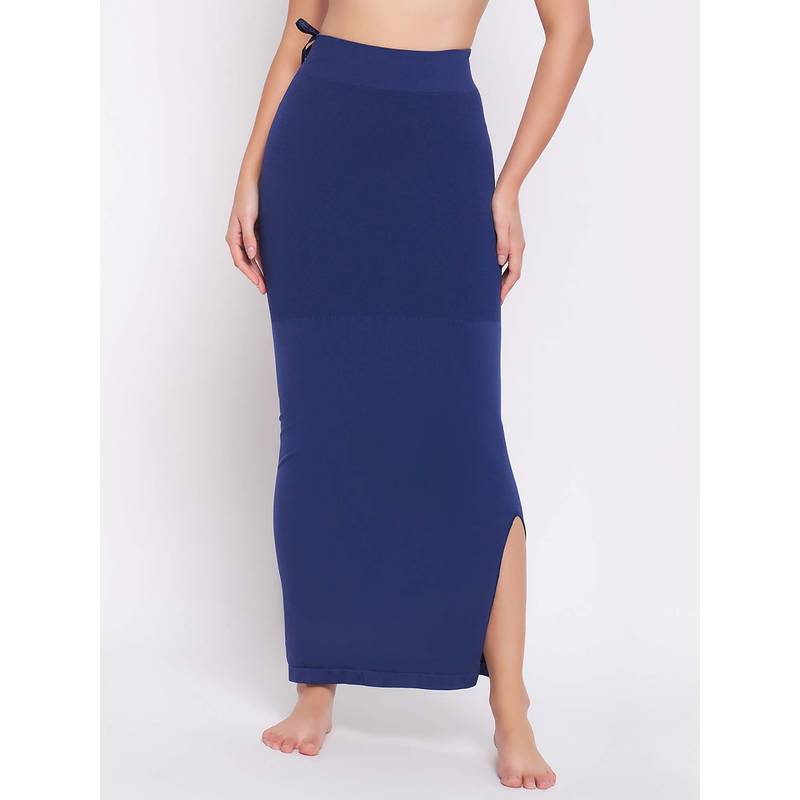Clovia Navy Blue Drawstring Saree Shapewear (L)