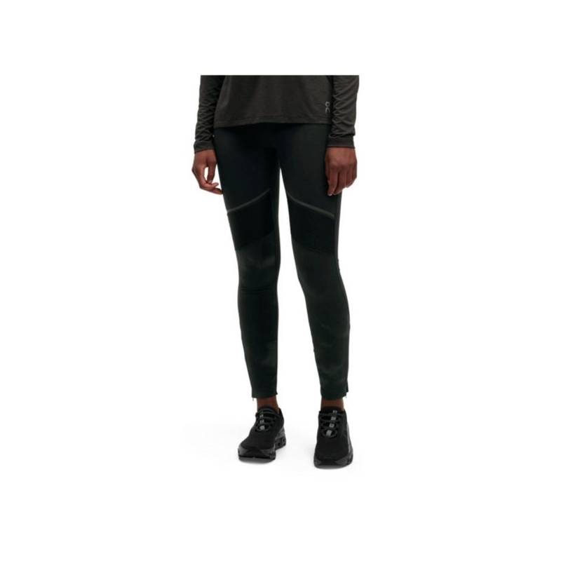 On Women Black Polyamide Elastane Sports Tight (S)