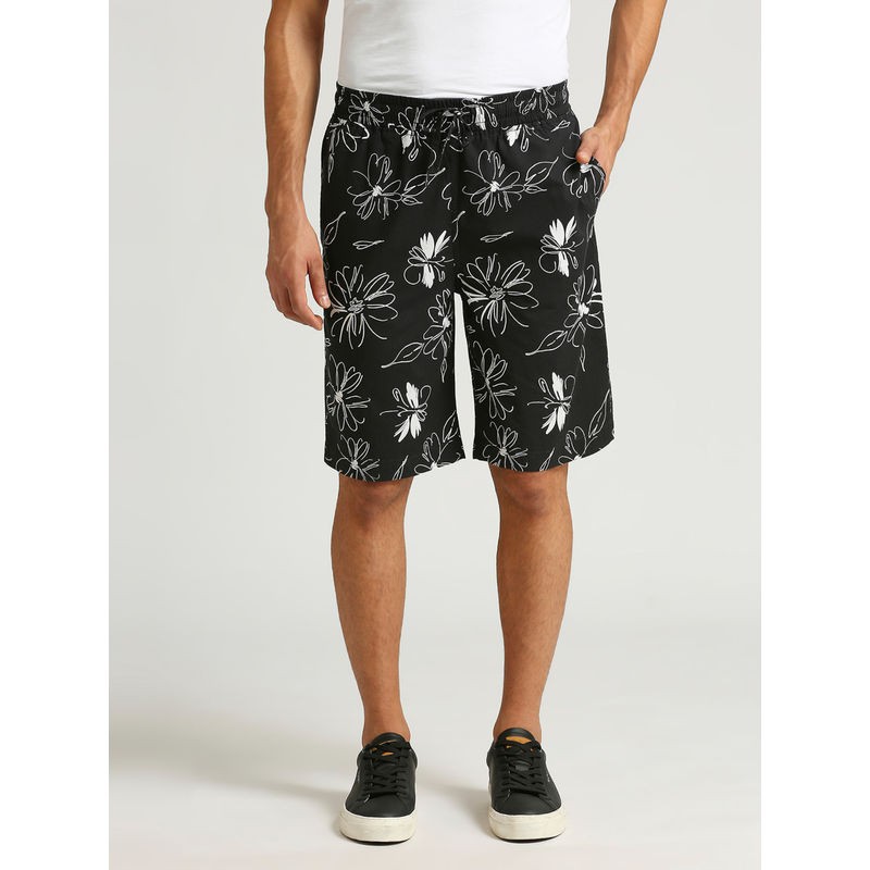 Pepe Jeans Black All Over Printed Shorts (28)