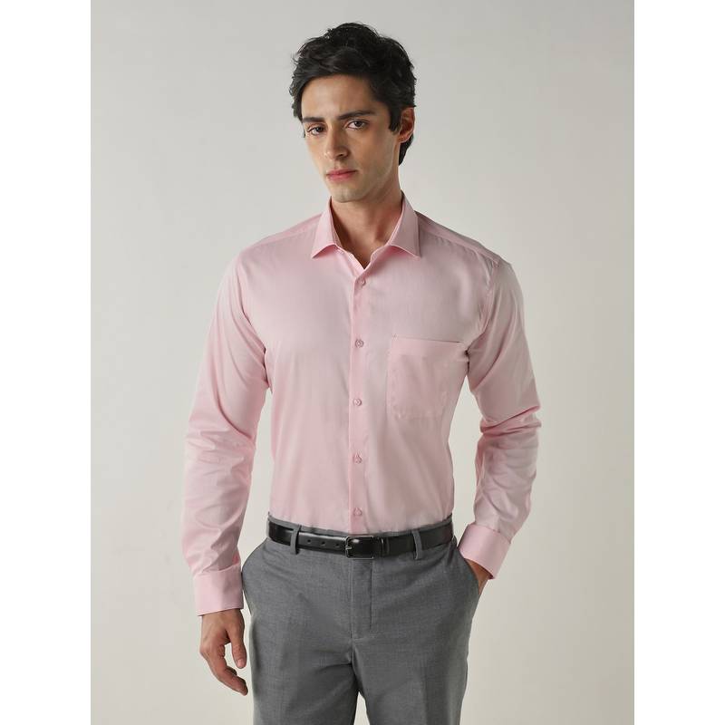 Reid & Taylor Slim Fit Pink Shirt (38)