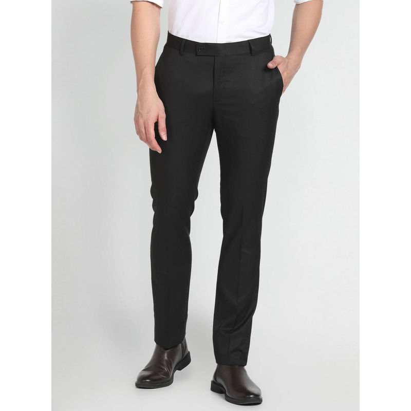 Arrow Mid Rise Tailored Fit Formal Trousers (32)