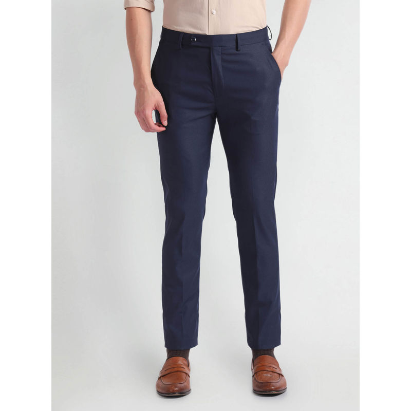 Arrow Smart Flex Super Slim Fit Formal Trousers (30)