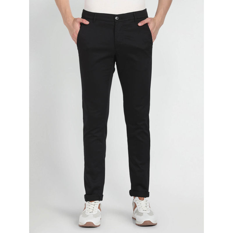 Arrow Sports Low Rise Slim Fit Casual Trousers (30)