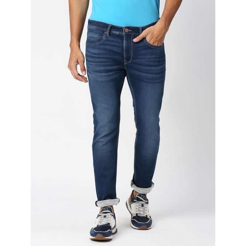 Pepe Jeans Straight Vapour Slim Fit Low Waist Jeans Blue (28)