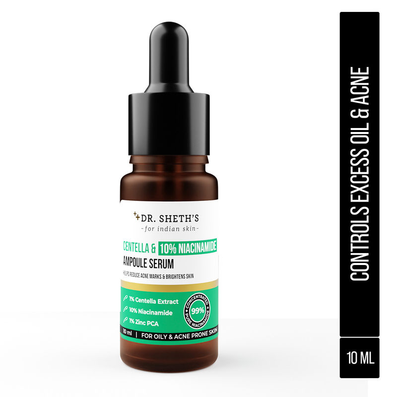 Dr. Sheth's Centella & 10% Niacinamide Ampoule Serum