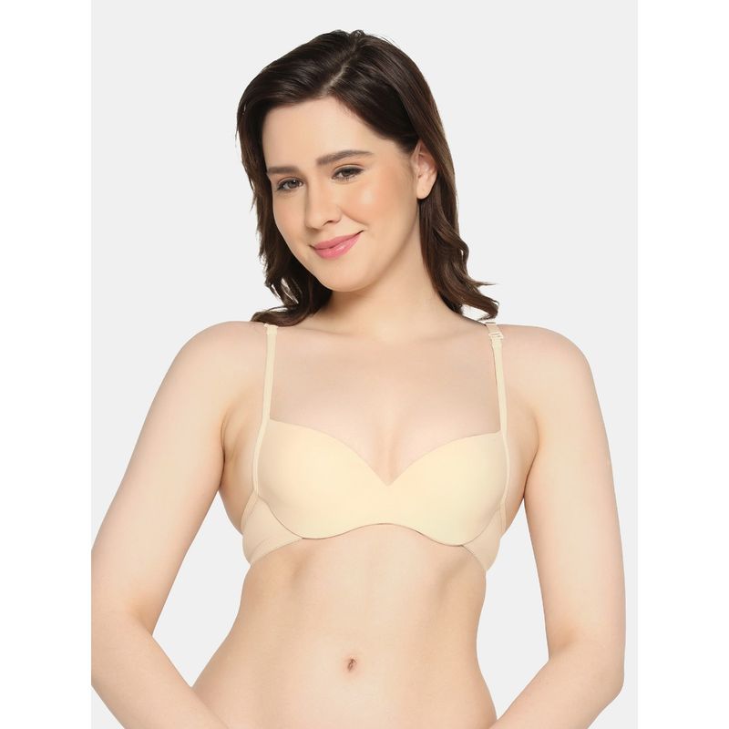 Da Intimo Underwired Demi Cup Bra - Beige (32B)