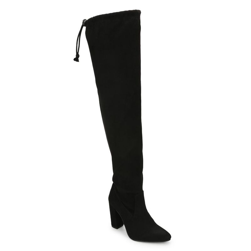Truffle Collection Black Solid Boots (UK 6)