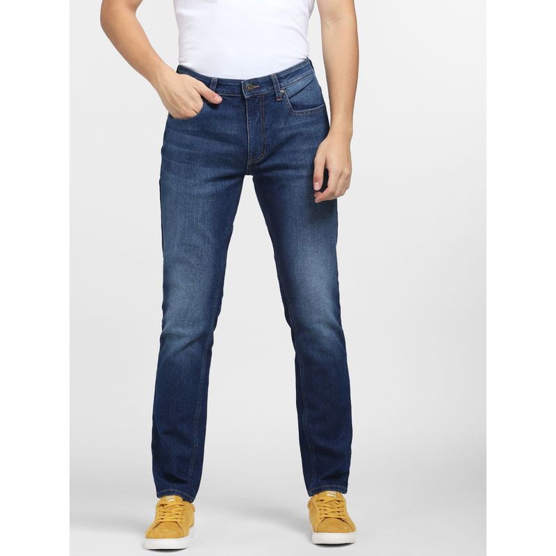 Jack & Jones Blue Low Rise Ben Skinny Fit Jeans -28