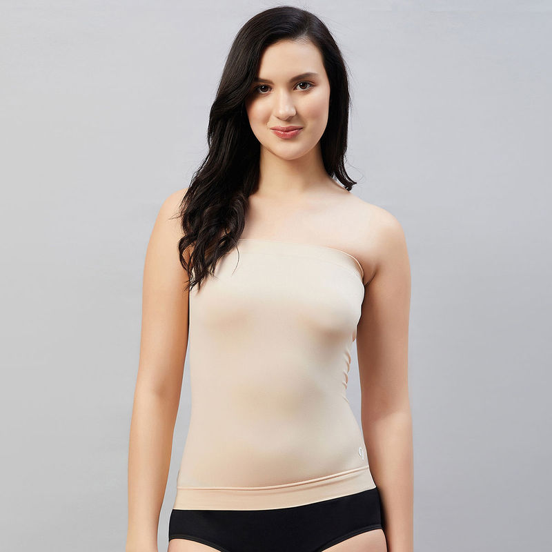 C9 Airwear Women Removable Straps Nude Tube Top (M)