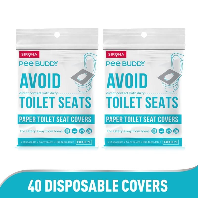 Buy Peebuddy Disposable Toilet Seat Covers, No Direct Contact With