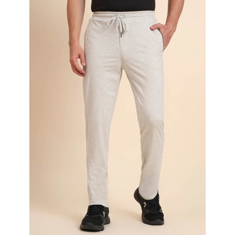 JadeBlue Off White Cotton Blend Track Pant (44)