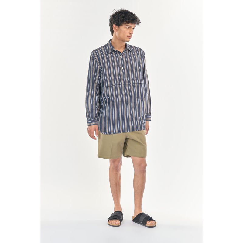 Bhaane Velha Shirt - Navy Blue (S)