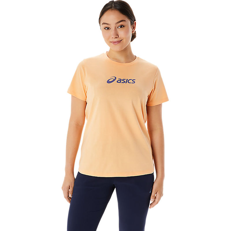 ASICS Training Core Orange Womens T-Shirt (XS)