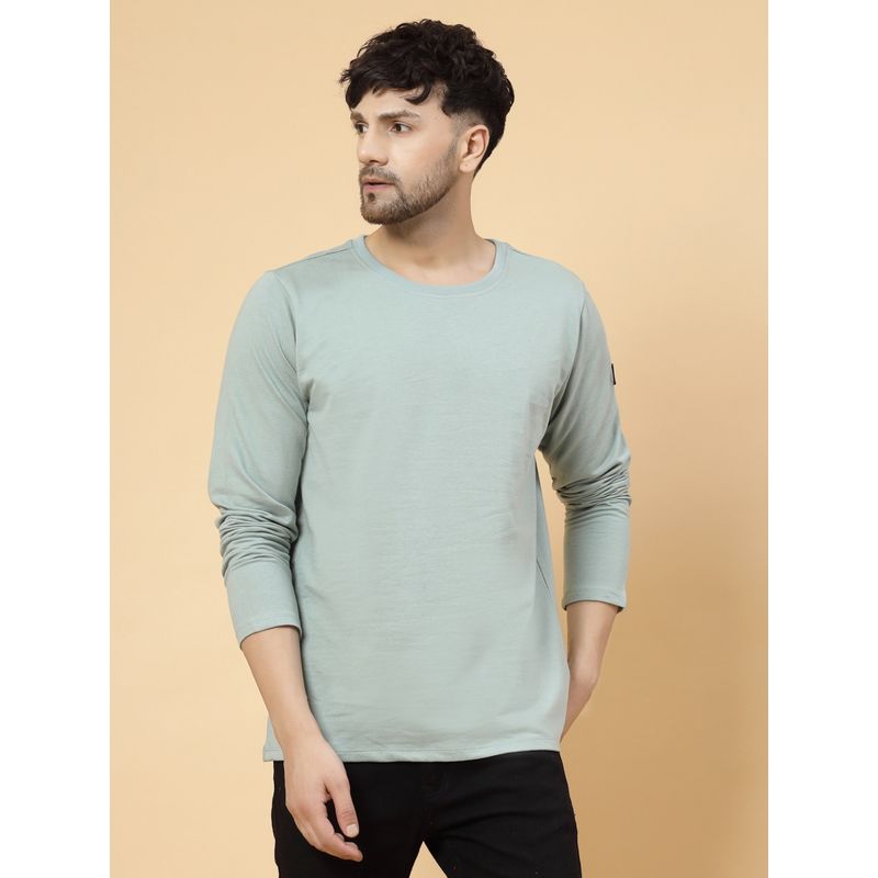 RIGO Men Jade Terry Oversized Solid T-Shirt (L)