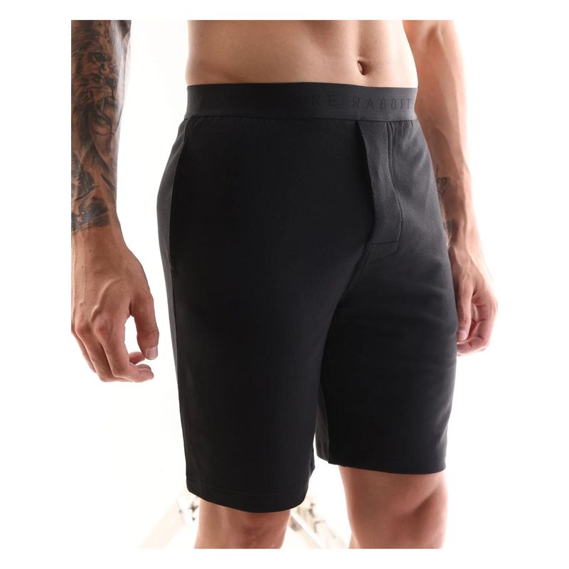 Rare Rabbit Black Stretchable Pull-On Shorts (XS)