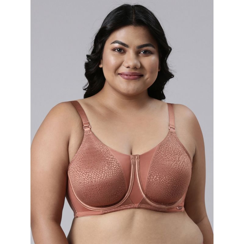 Enamor F124 Smoothening Non-Padded Wired Full Coverage Minimizer Bra (36DD)