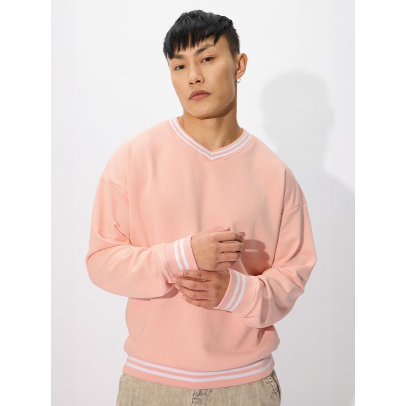 Nude oversized sweatshirt new arrivals