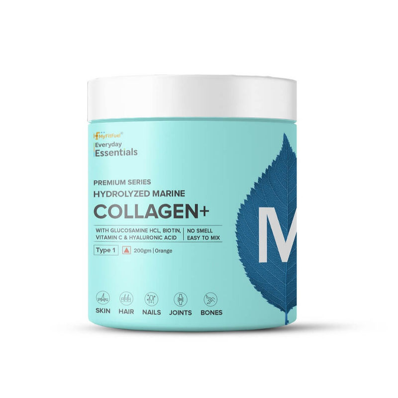 MyFitFuel Hydrolyzed Marine Collagen+ Hyaluronic Acid Biotin Vitamin C