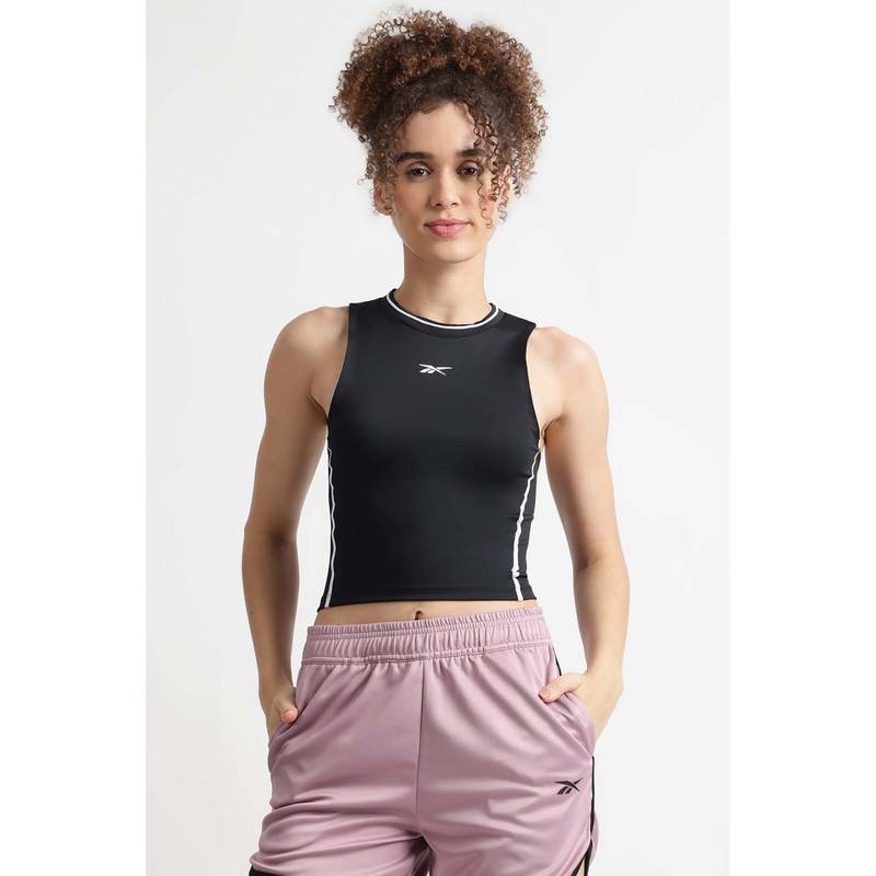Reebok Women Black Tank Top (M)