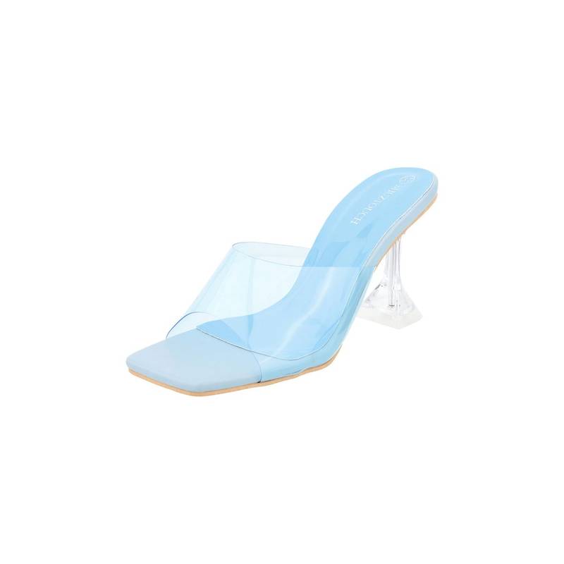 SHUZ TOUCH Solid Blue Heels (EURO 40)