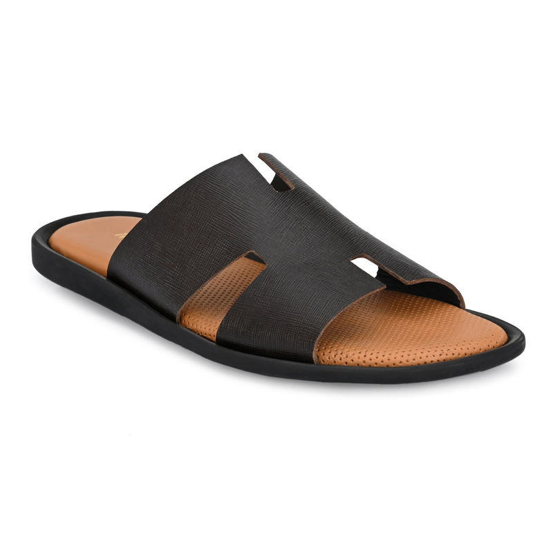 Hitz Brown Leather Sandal - Uk 7
