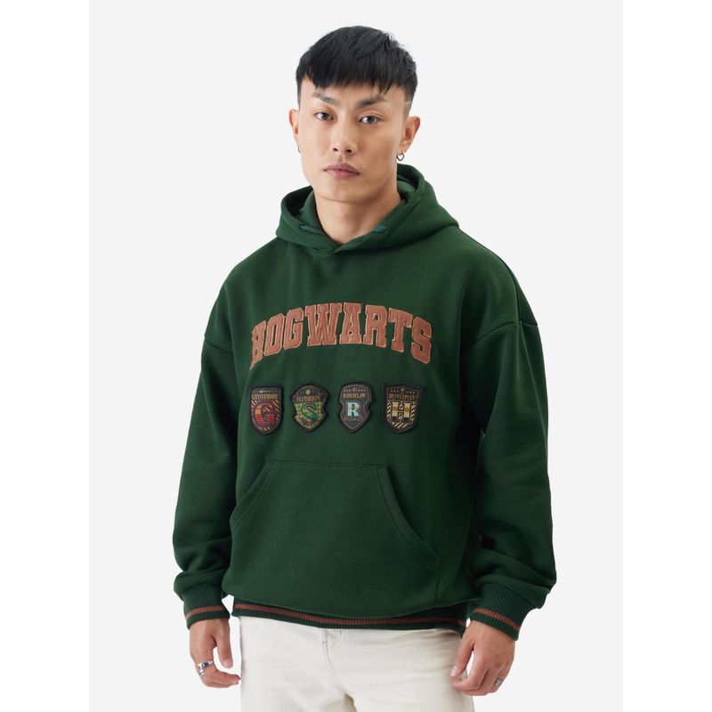 The Souled Store Official Harry Potter: The Houses Men Oversized Hoodie (M)