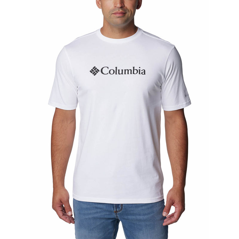 Columbia Mens White CSC Basic Logo Short Sleeve Tshirt (XL)