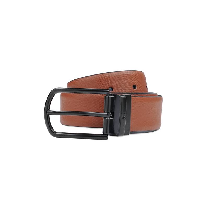 United Colors of Benetton Men's Reversible Leather Kynareth Belt (S)