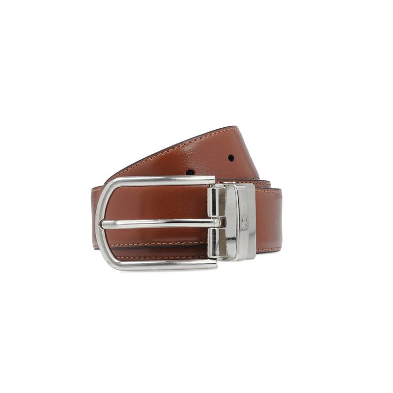United Colors of Benetton Men's Reversible Leather Veythar Belt (S)