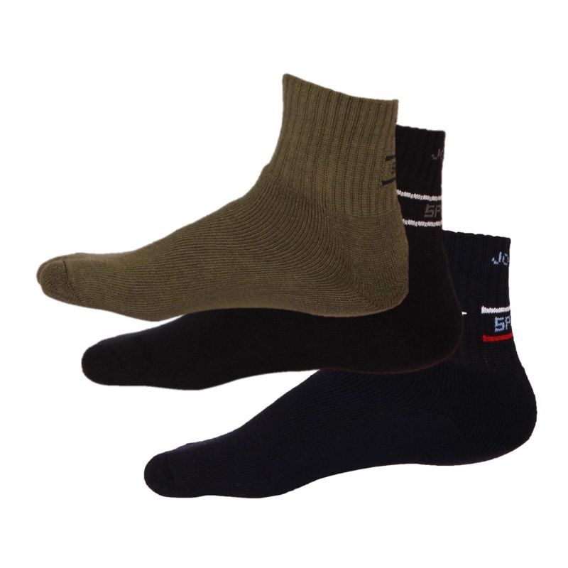 Jockey Man Multi Colour Men Ankle Socks Pack of 3
