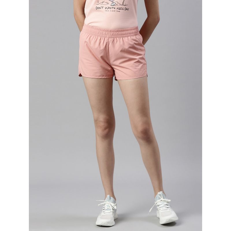 Xtep Pink Woven Running Shorts (L)
