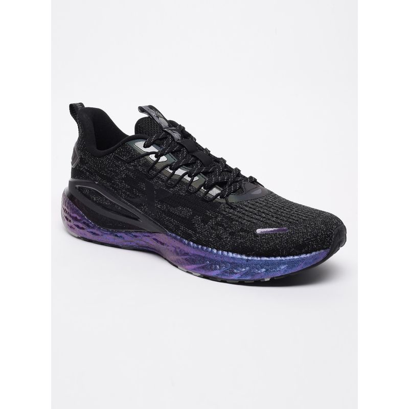 Xtep Men Black & Textured Comfort Running Shoes (EURO 40)